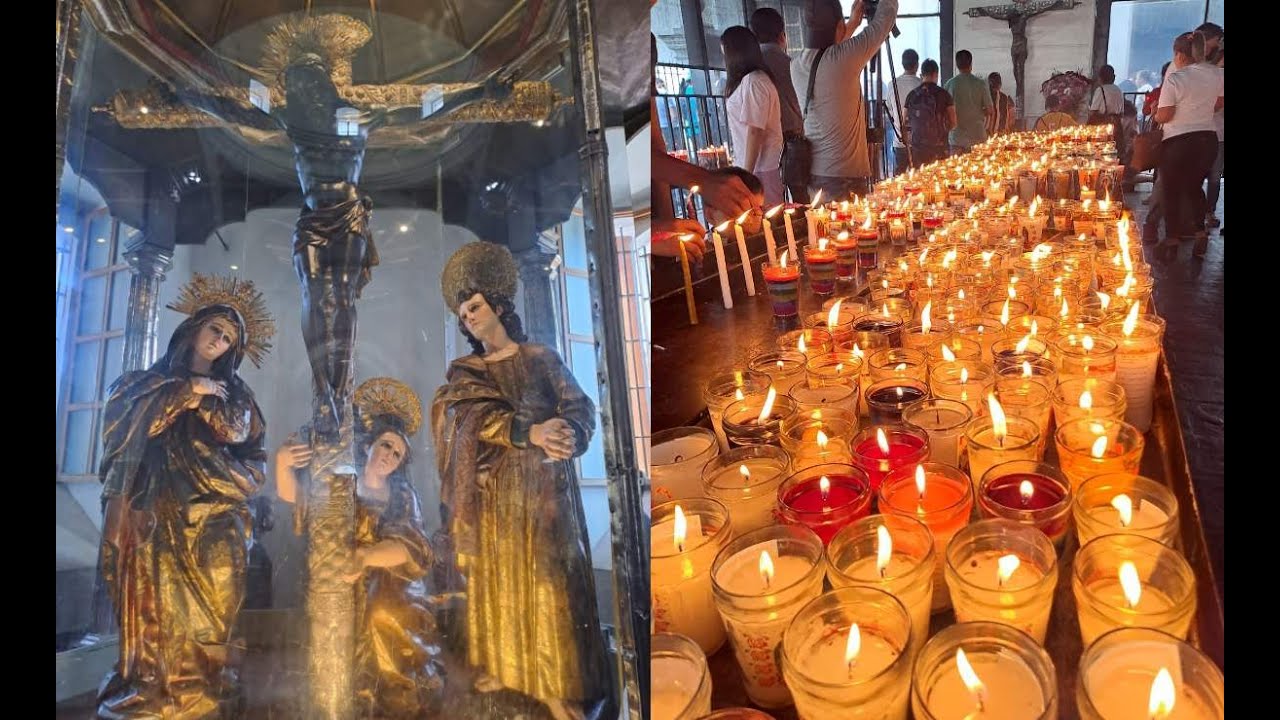Ciudadanos asisten para visitar al Cristo Negro de Esquipulas