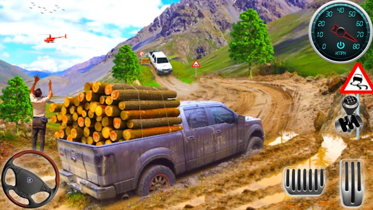 Epic Mud Truck Driving! Offroad Mud Trail Challenge - 4x4 & 6x6 Mud Simulator