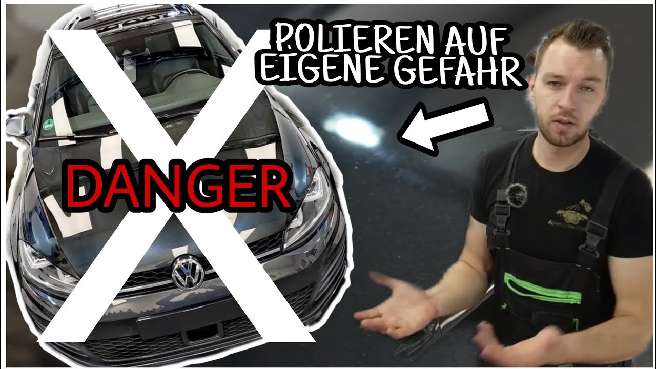 ACHTUNG !! Eingefallenen Lack polieren und beschichten // DETAILING Golf GTD + Keramikbeschichtung