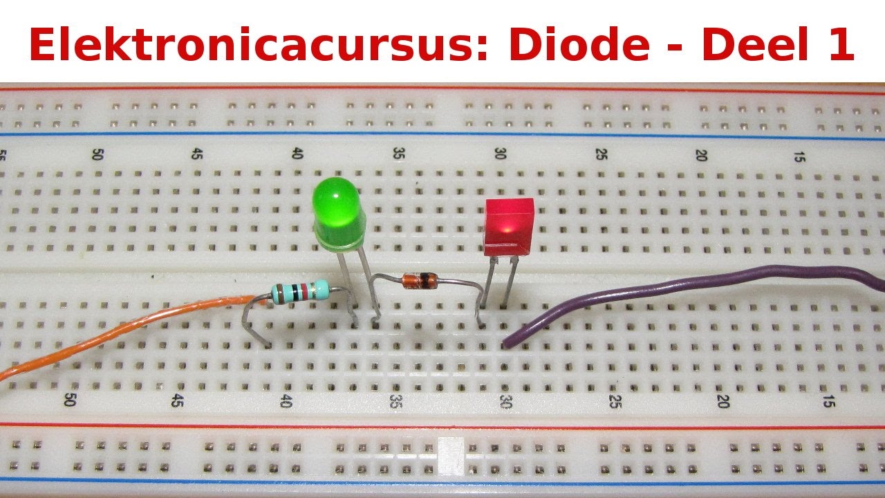Elektronicacursus: Diode Deel 1/2