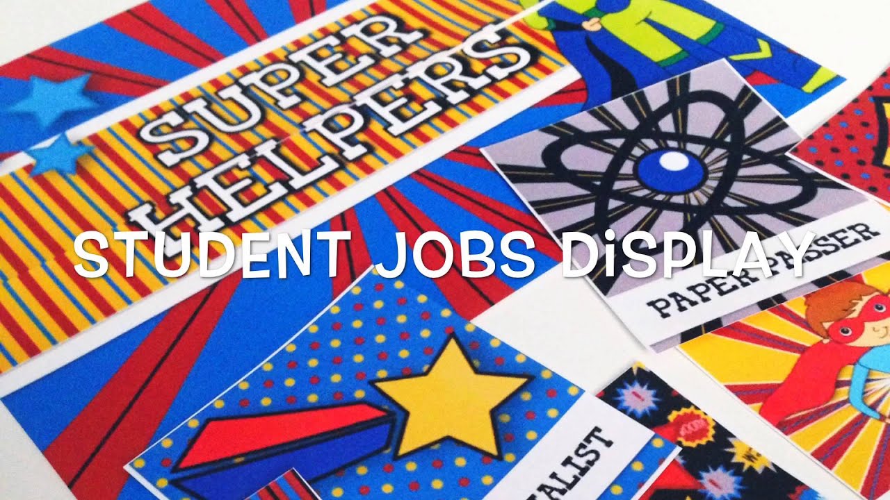 Superhero Classroom Theme Decor Pack