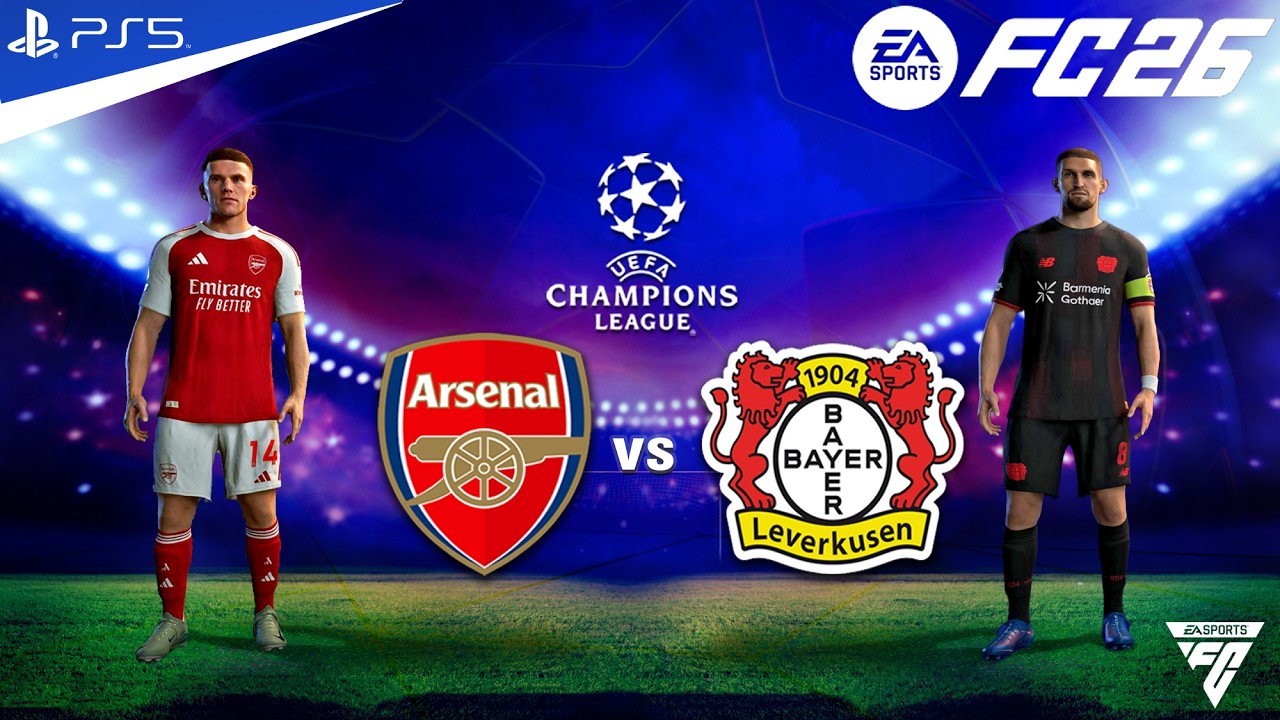 FC 26 - Arsenal vs Leverkusen - Round of 16 - 2nd Leg - Champions League 2025/26 | PS5™ 4K