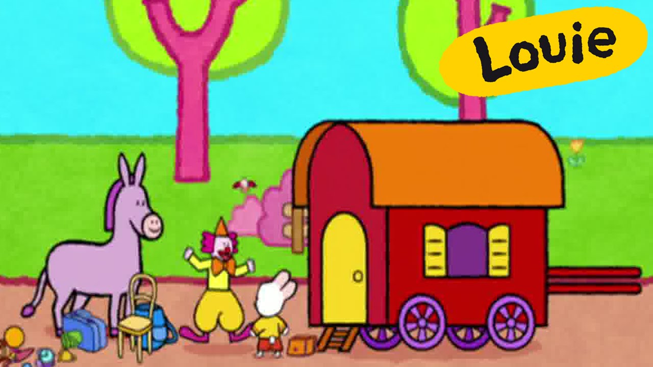 Caravana - Louie dibujame una Caravana | Dibujos animados para niños
