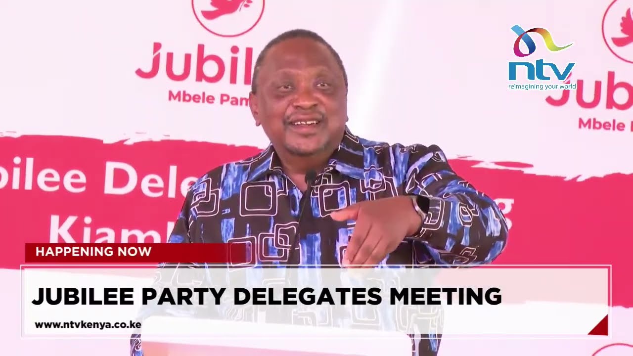 Uhuru Kenyatta's speech during Jubilee Party Delegates meeting in Kiambu