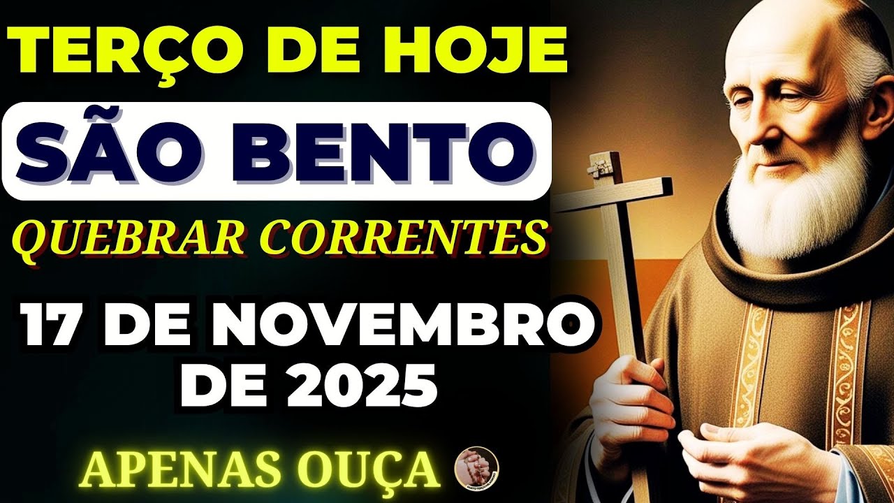 📿TERÇO DE SÃO BENTO e a SANTA CRUZ capaz de QUEBRAR CORRENTES🙌VOCÊ VAI FICAR LIVRE DE TODO MAL