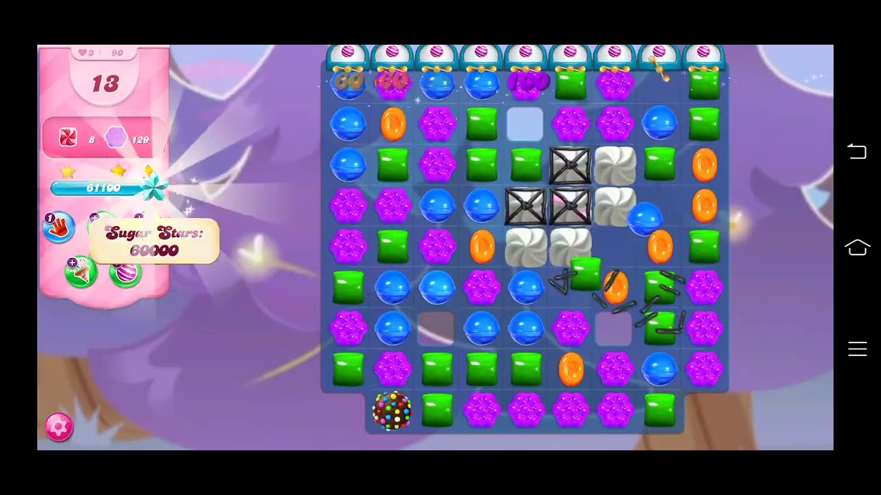 Candy crush saga level 90