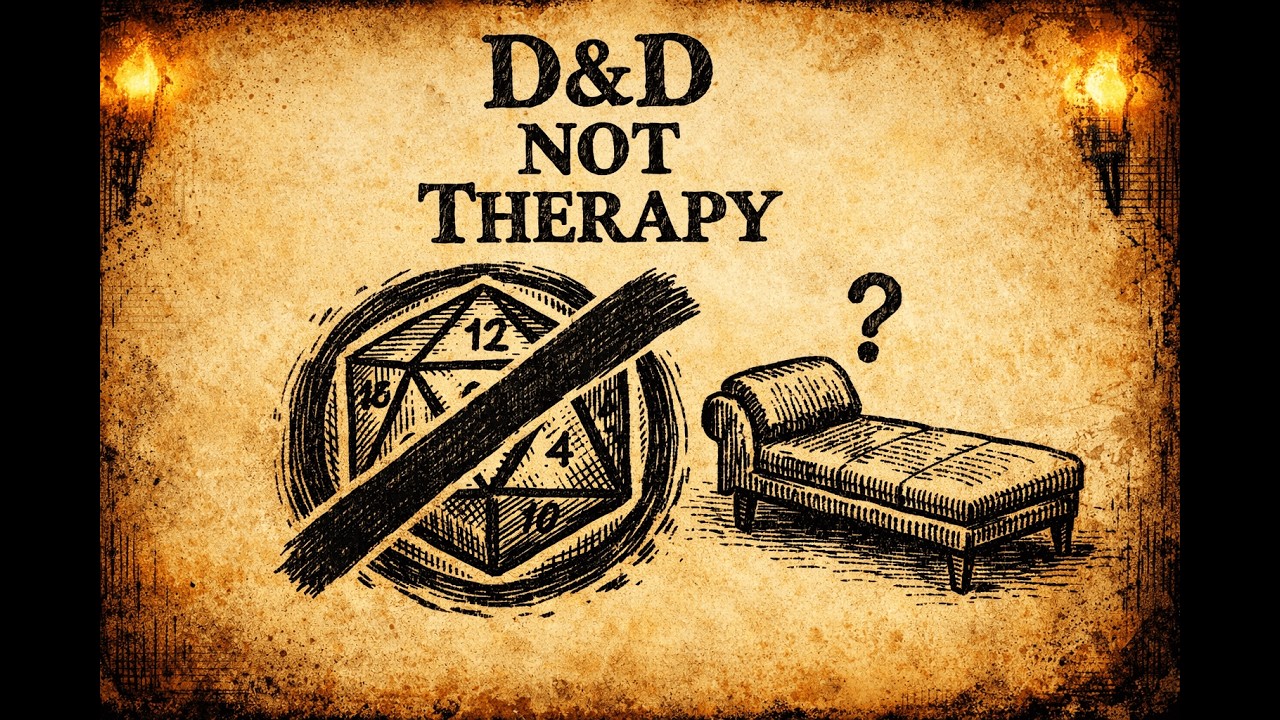 D&D — это НЕ терапия (прекратите навязывать её за игровым столом).
