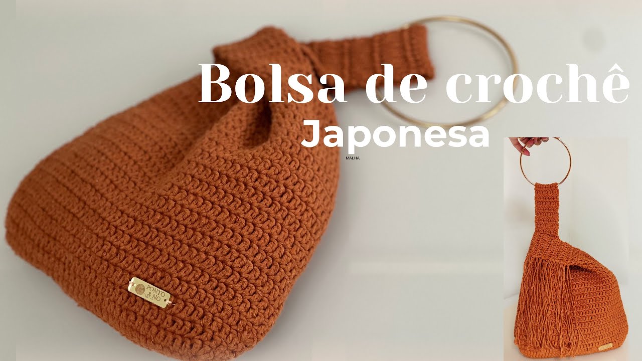 BOLSA DE CROCHÊ JAPONESA 🔥 FEITA EM BARBANTE