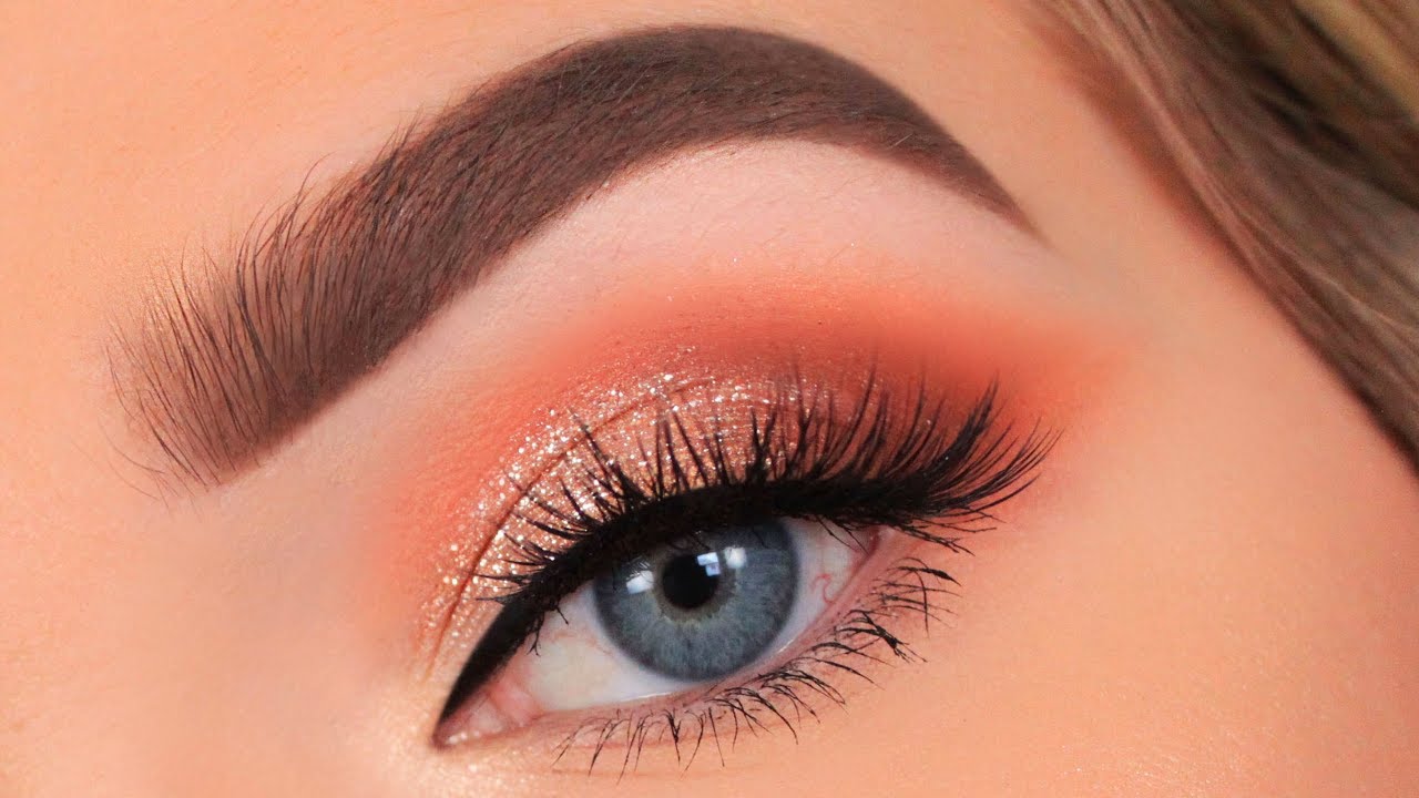 Full Glam Peach Makeup Tutorial