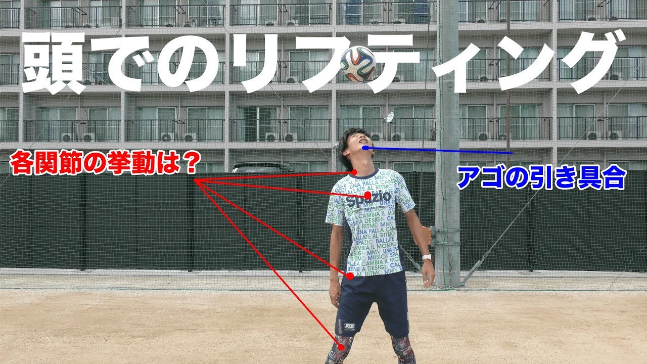 【3分でわかる】ヘディング(頭) リフティング