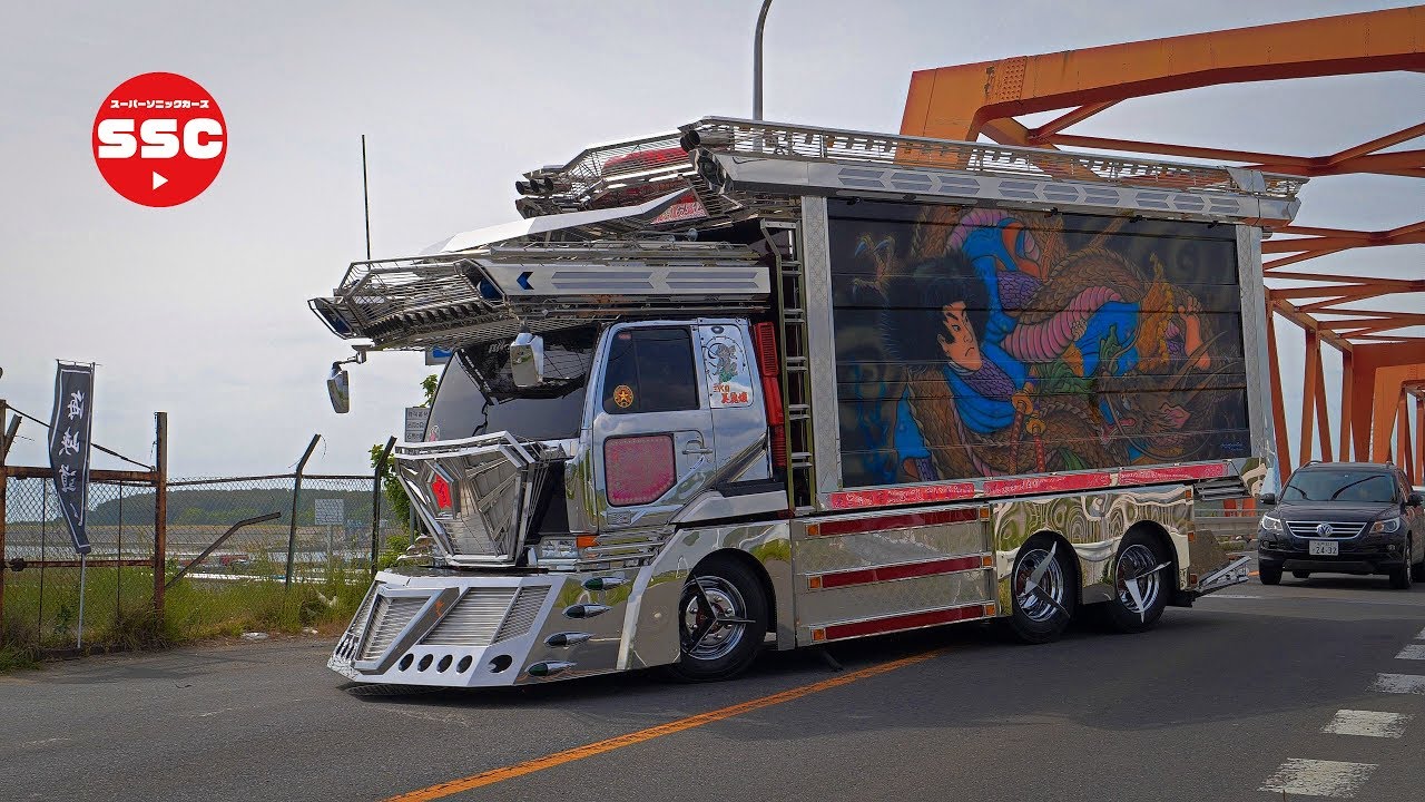 【デコトラ】入場3⃣と会場内🅿️🚚💨海峡道塾チャリティ撮影会2019