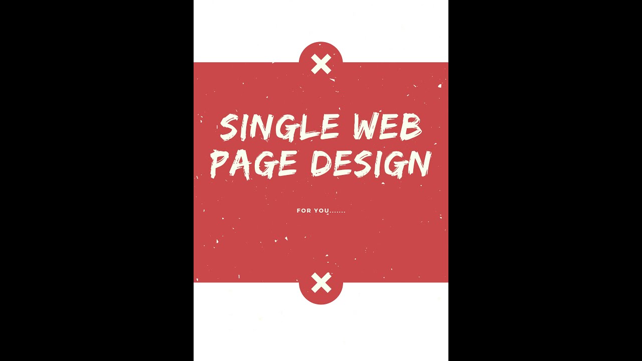 simple one page website using bootstrap 4 and html5