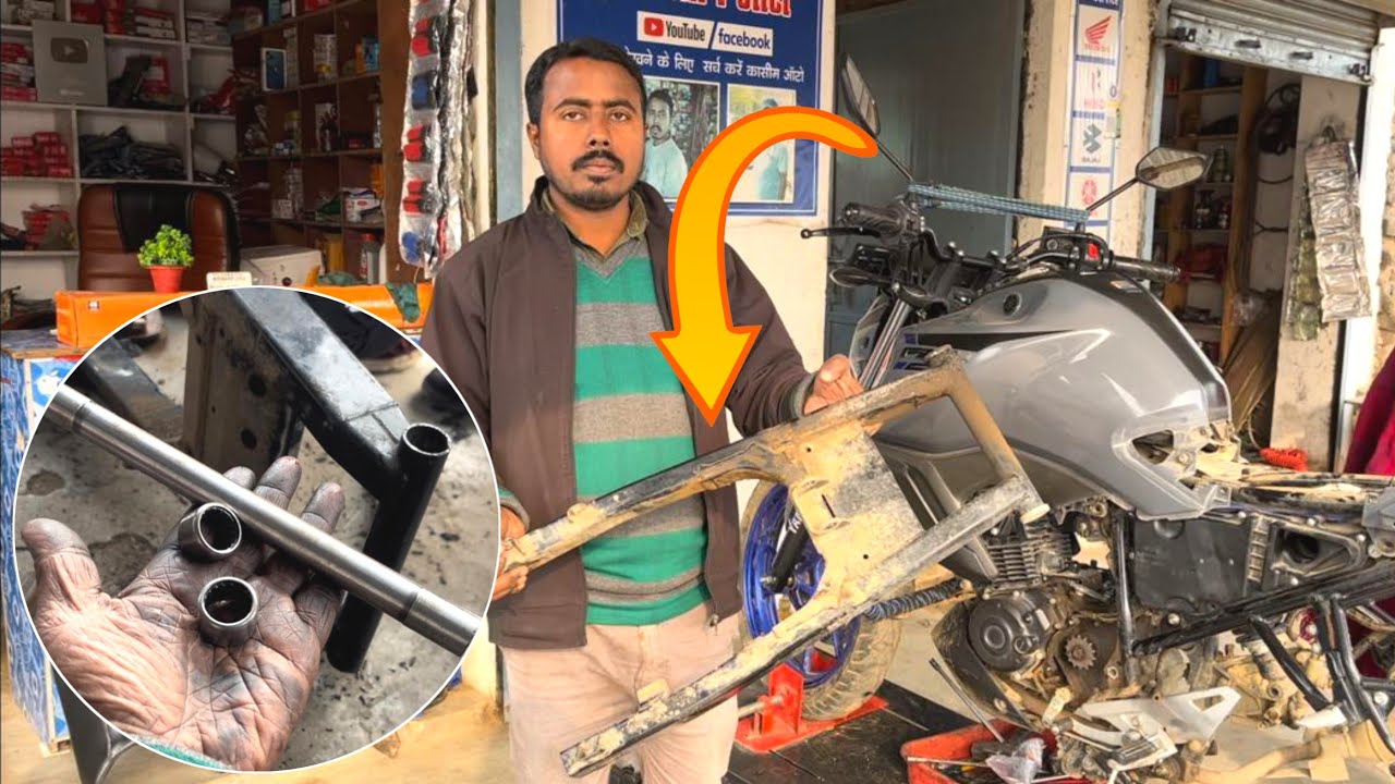Suspension Bush Replacement Yamaha fz bs6 bike | सस्पेंशन झूला बुश कैसे बदलें | qasim auto