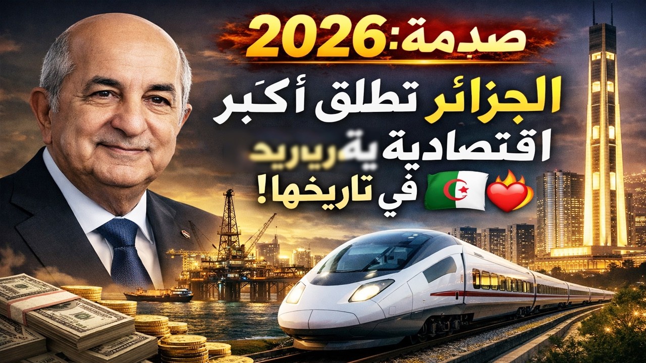 ✅ صدمة 2026: الجزائر تطلق أكبر نهضة اقتصادية في تاريخها! 🇩🇿❤️‍🔥