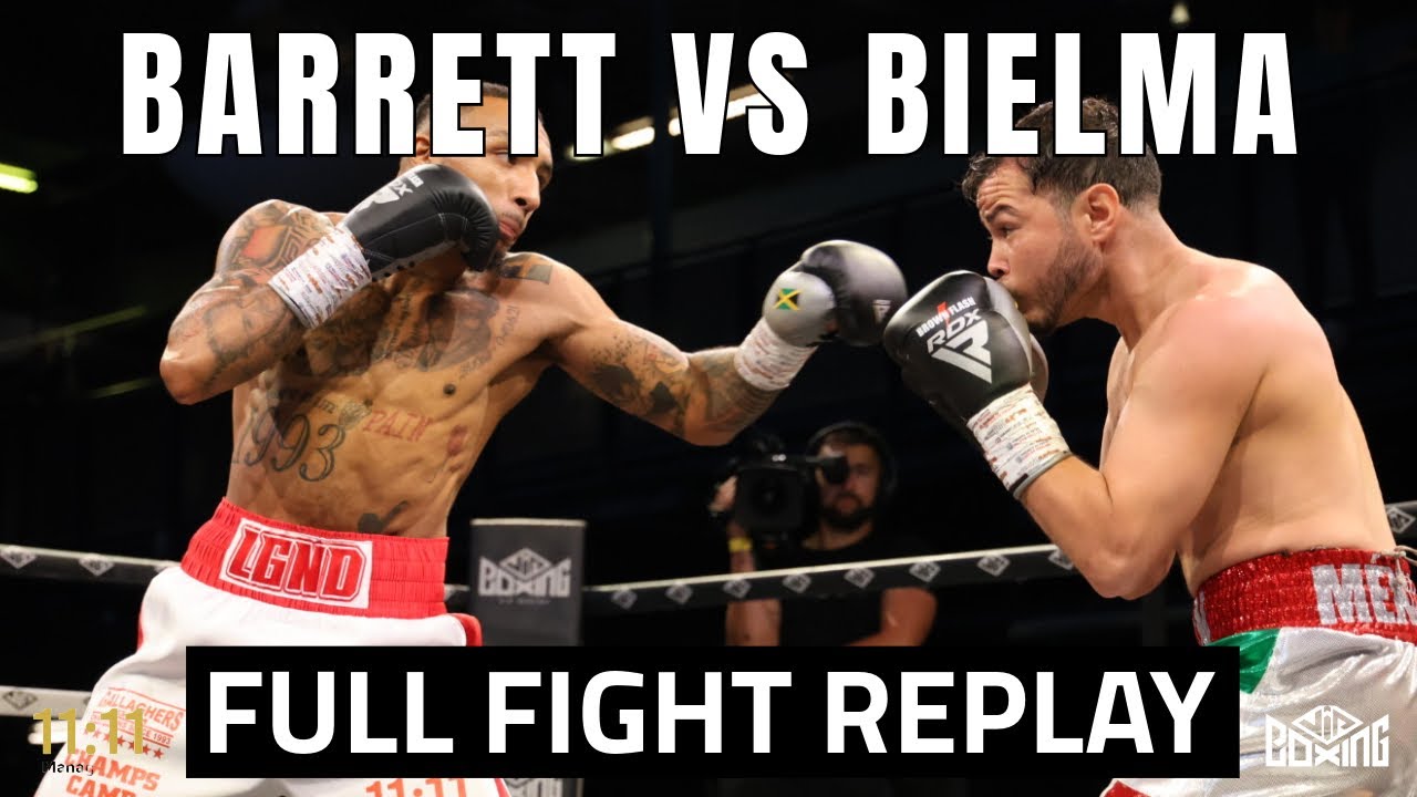 Zelfa Barrett vs Cristian Bielma | Full Fight | Bolton | June 7