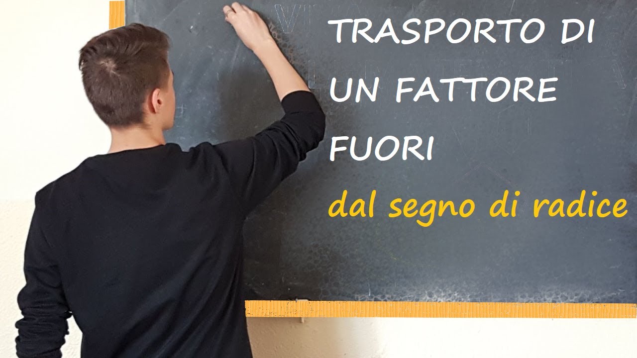 Estrazione di fattori dal simbolo di radice