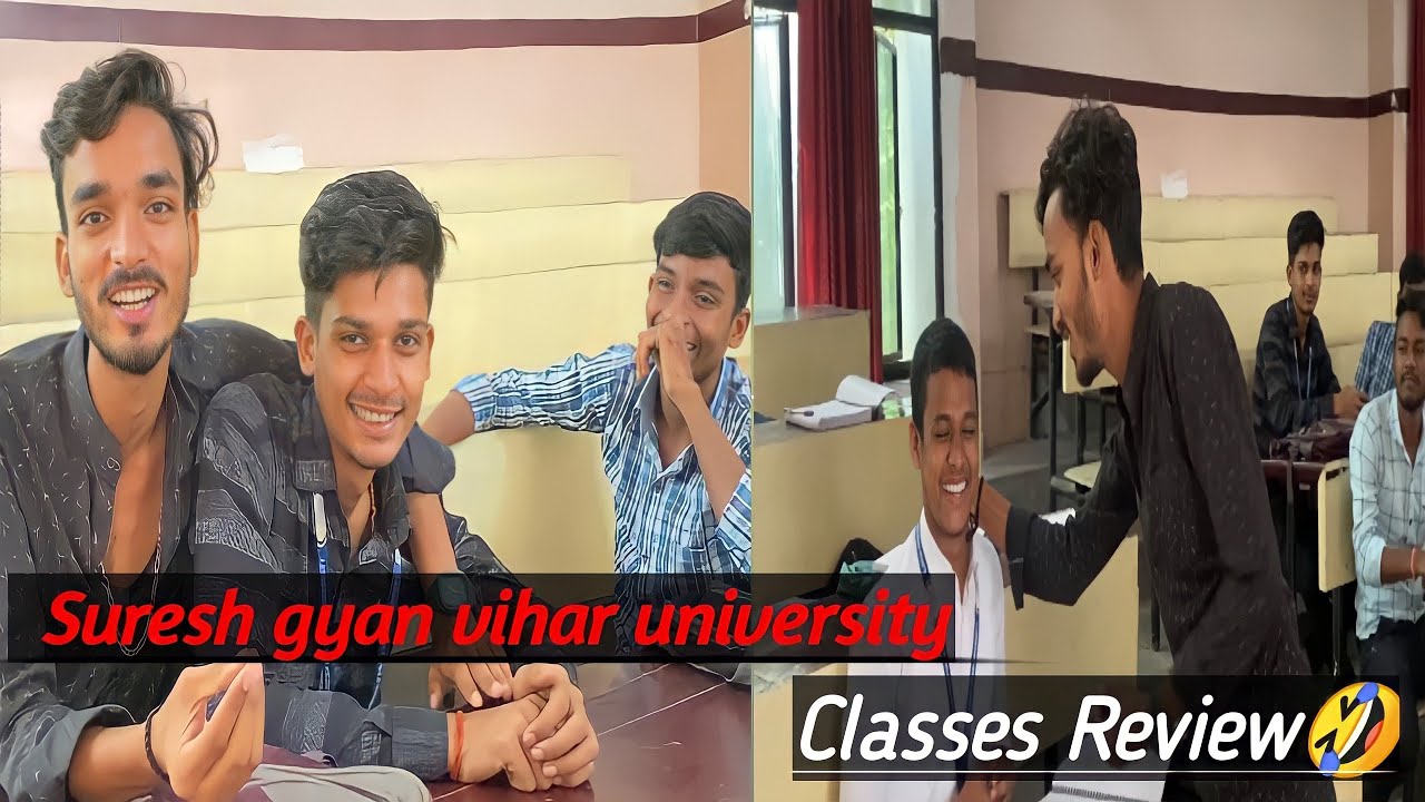 Suresh gyan vihar University class Review ||Meet my friend 😁😄🤣||Rahmani crazy Vlogs||  #vlog