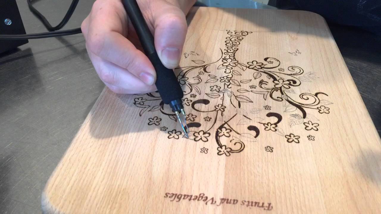 Pyrography time lapse