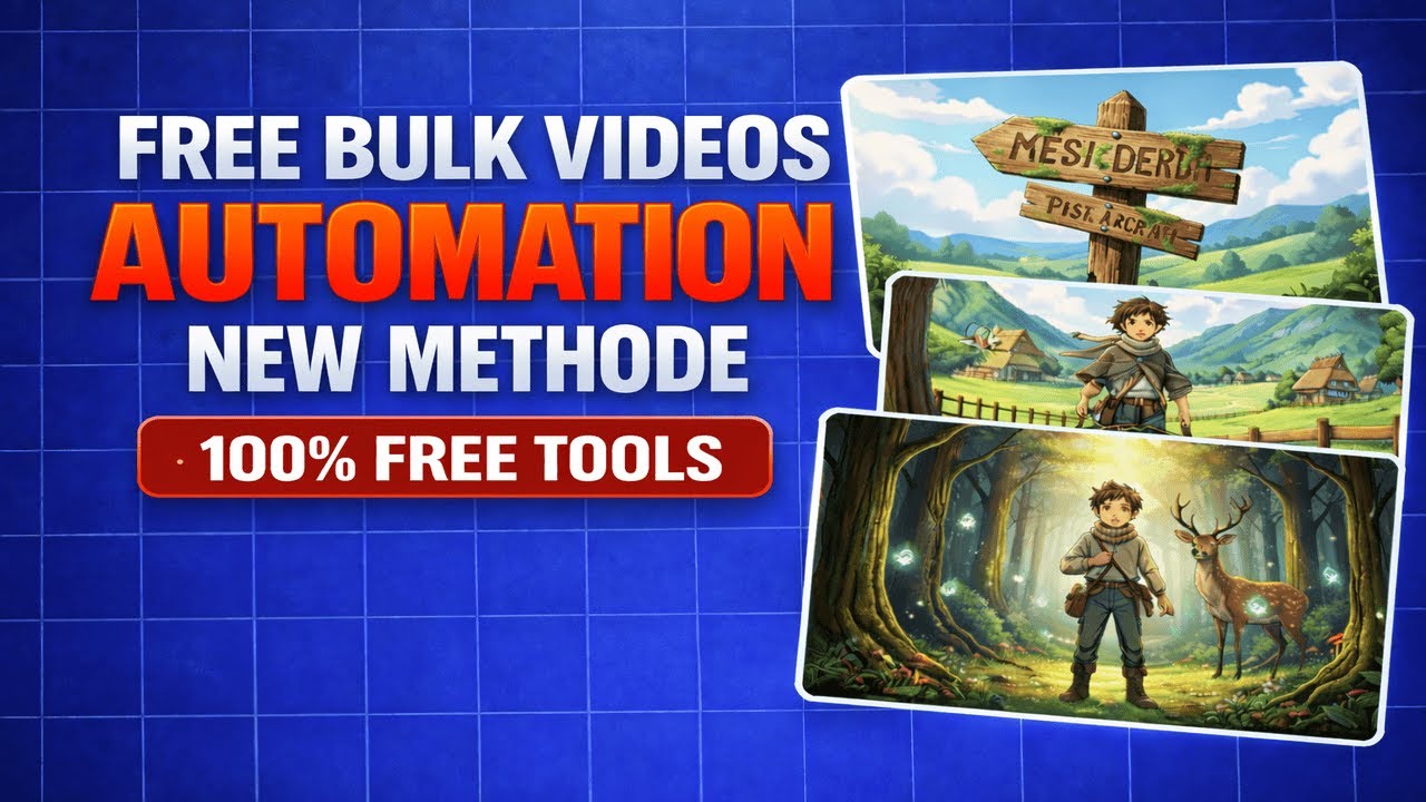 Create  AI Videos in 1 Click | FREE Bulk Text-to-image Method (2026) | Part 1