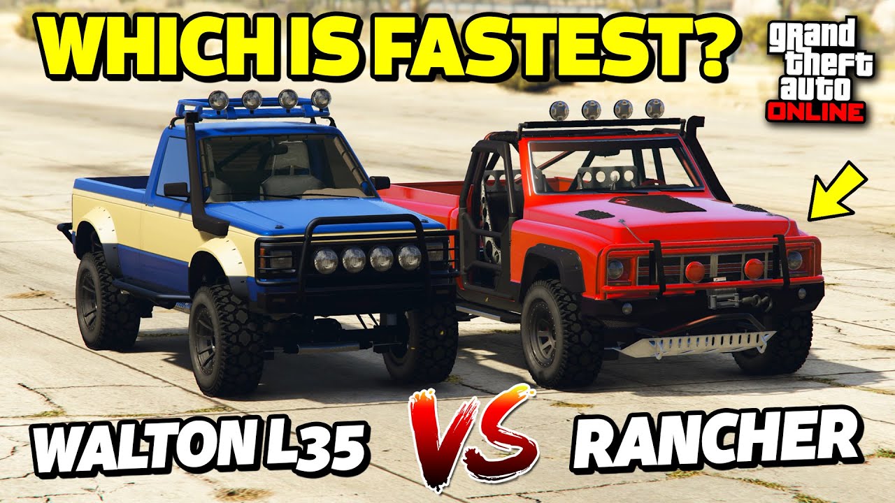 GTA 5 Online: WALTON L35 VS YOSEMITE RANCHER (WHICH IS FASTEST OFFROAD CAR?)