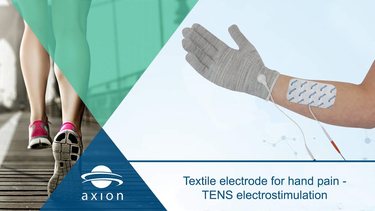 Hand Pain - Textil Pad For Electrical Stimulation TENS Treatment | axion