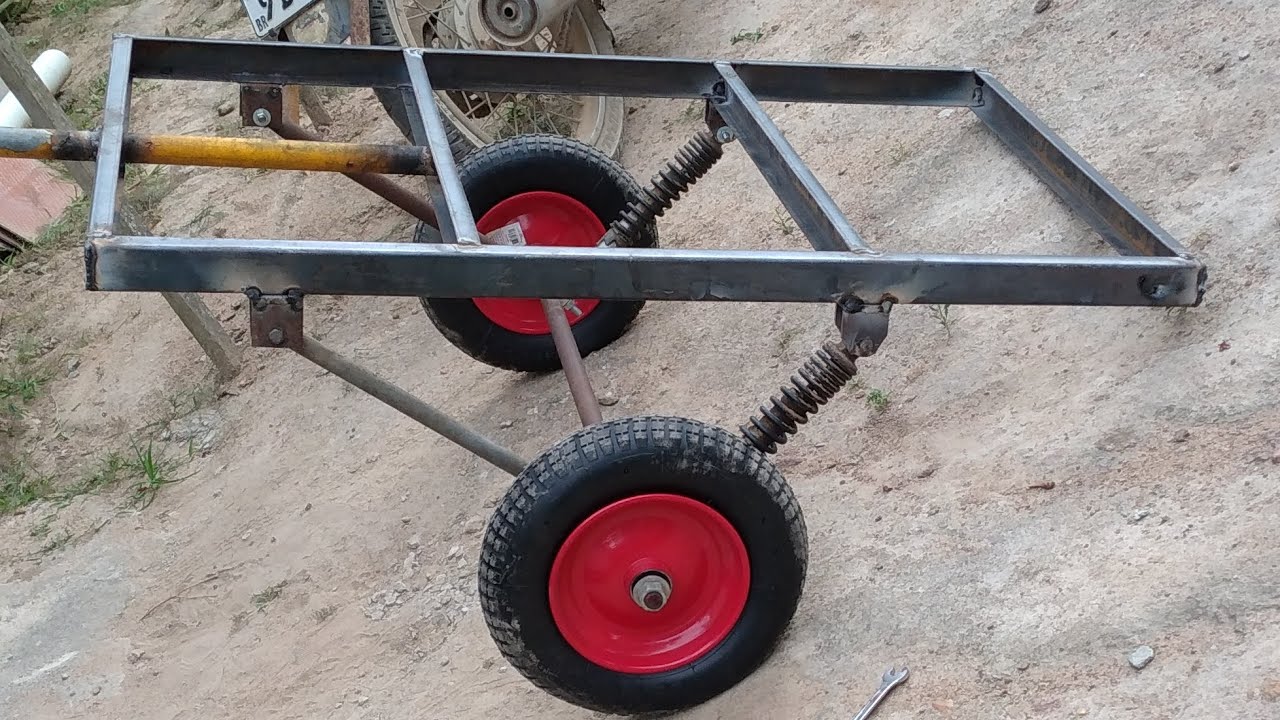 carretinha reboque para moto parte 2