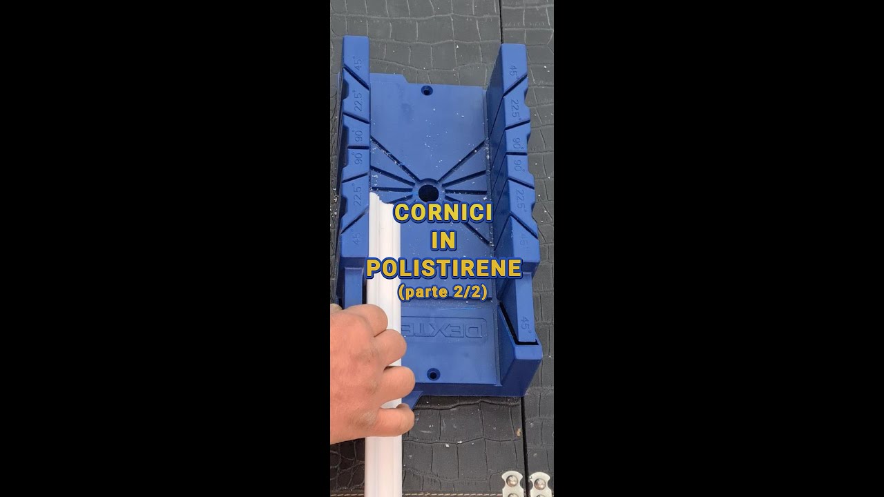 Posa cornici in polistirene