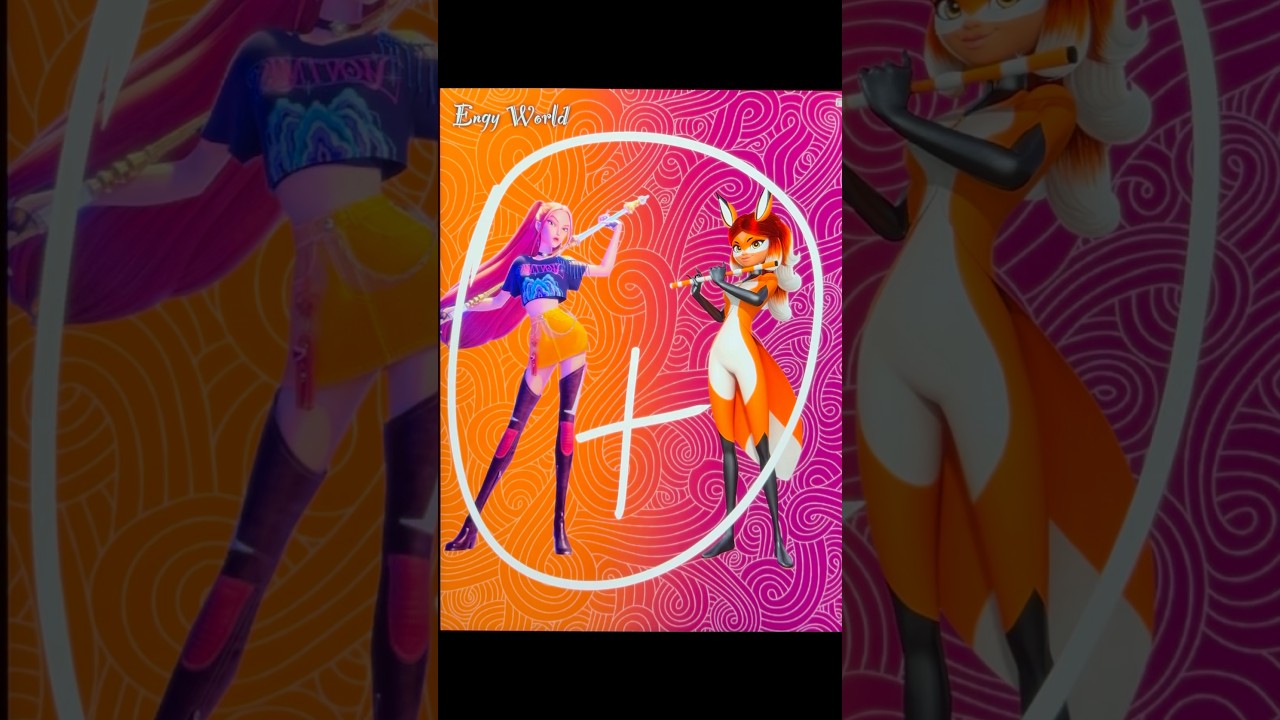 Кроссовер K-Pop Demon Hunters + Miraculous | Микс Mira + Rena Rouge | Ai glow up