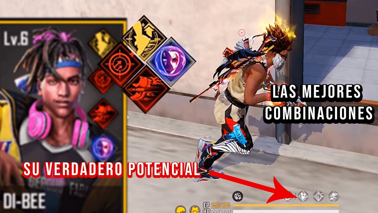 😳 EL VERDADERO POTENCIAL DE DI-BEE 😳//🔹EL MEJOR PERSONAJE A CORTA DISTANCIA🔹// FREE FIRE🔥THE KIRITO