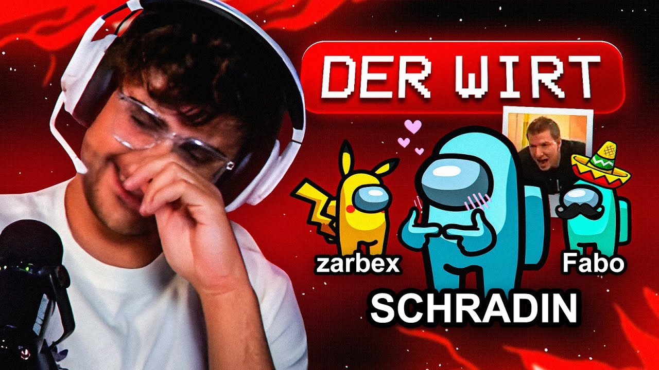 SCHRADIN IST DER WIRT!😂🕵🏼AMONG US mit Danny, Mert, Ediz, Schradin, Zarbex &  Co. 🔥