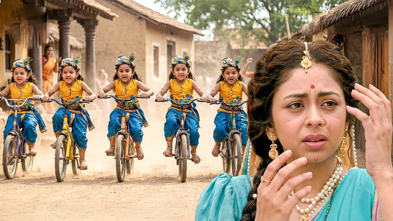 मैया के हाथों से बना चुरमा खाकर कान्हा और उसकी टोली निकली कांवड़ लेने Yashomati Maiya Ke Nandlala