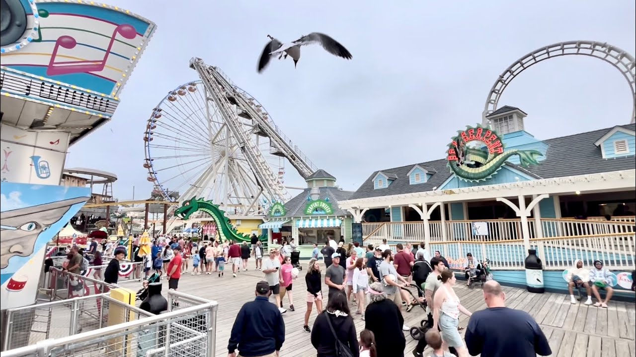 Wildwood NJ Boardwalk and Morey's Piers 2025 Fun and Games!