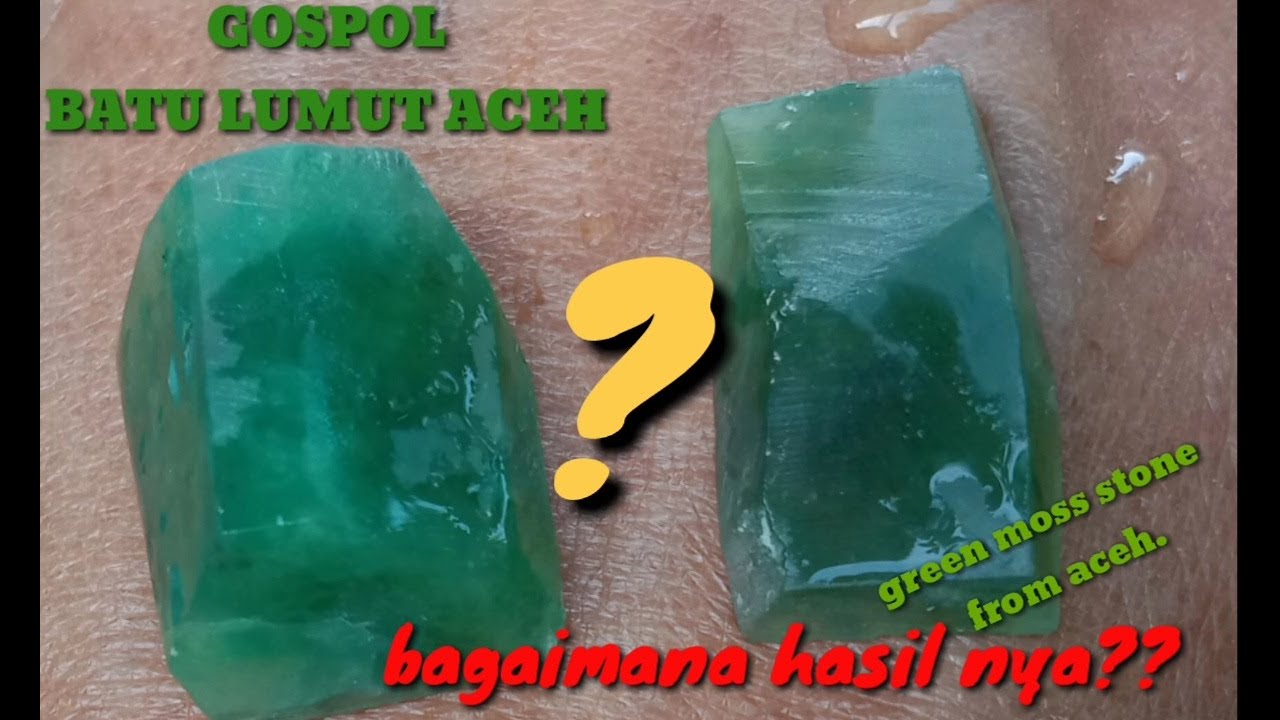 SETELAH DI GOSPOL,BATU LUMUT IDOCRASE ASAL ACEH INI BENAR-BENAR BAGUS BANGET. #gemstone #batucincin