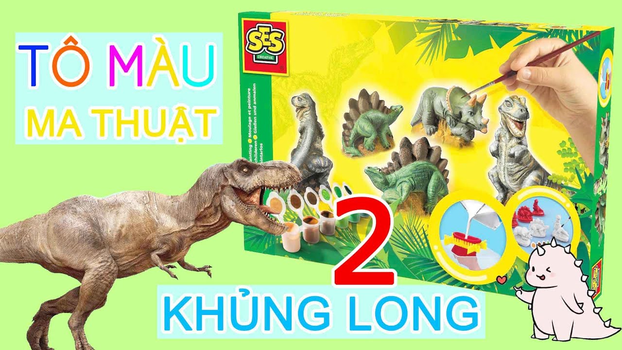 ĐỒ CHƠI S&Aacute;CH T&Ocirc; M&Agrave;U MA THUẬT CHO B&Eacute; - THẾ GIỚI KHỦNG LONG DIỆU KỲ (Phần 2)
