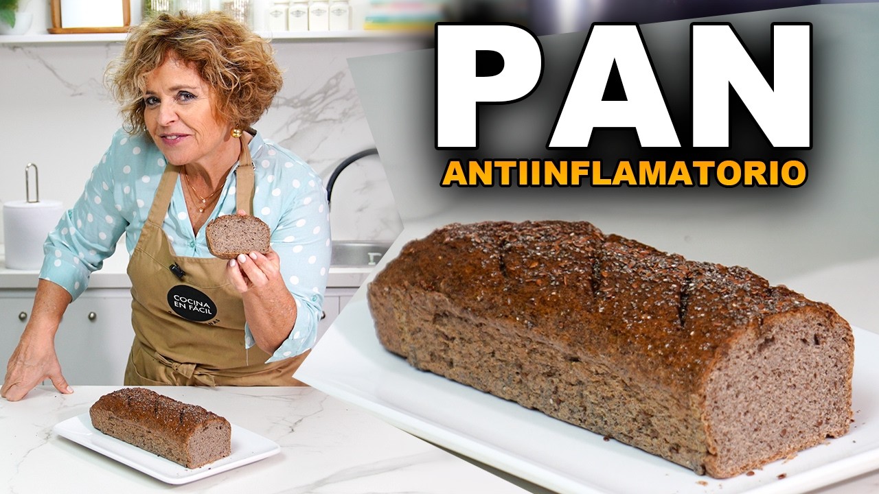 PAN INTEGRAL ANTIINFLAMATORIO Y SALUDABLE! | RECETA SIN CULPAS | PAULA LARENAS