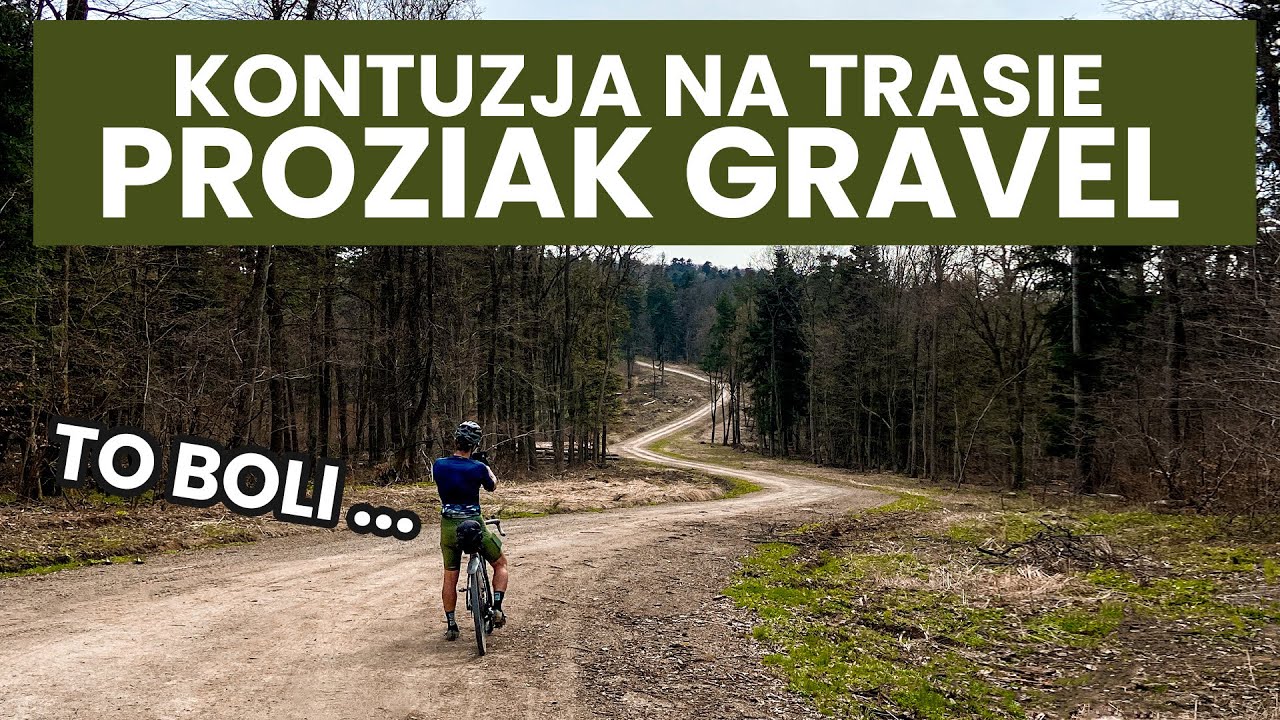 Kontuzja na trasie Proziak Gravel ... || byWicio x Rezerwat Przygody x Velopoint.pl
