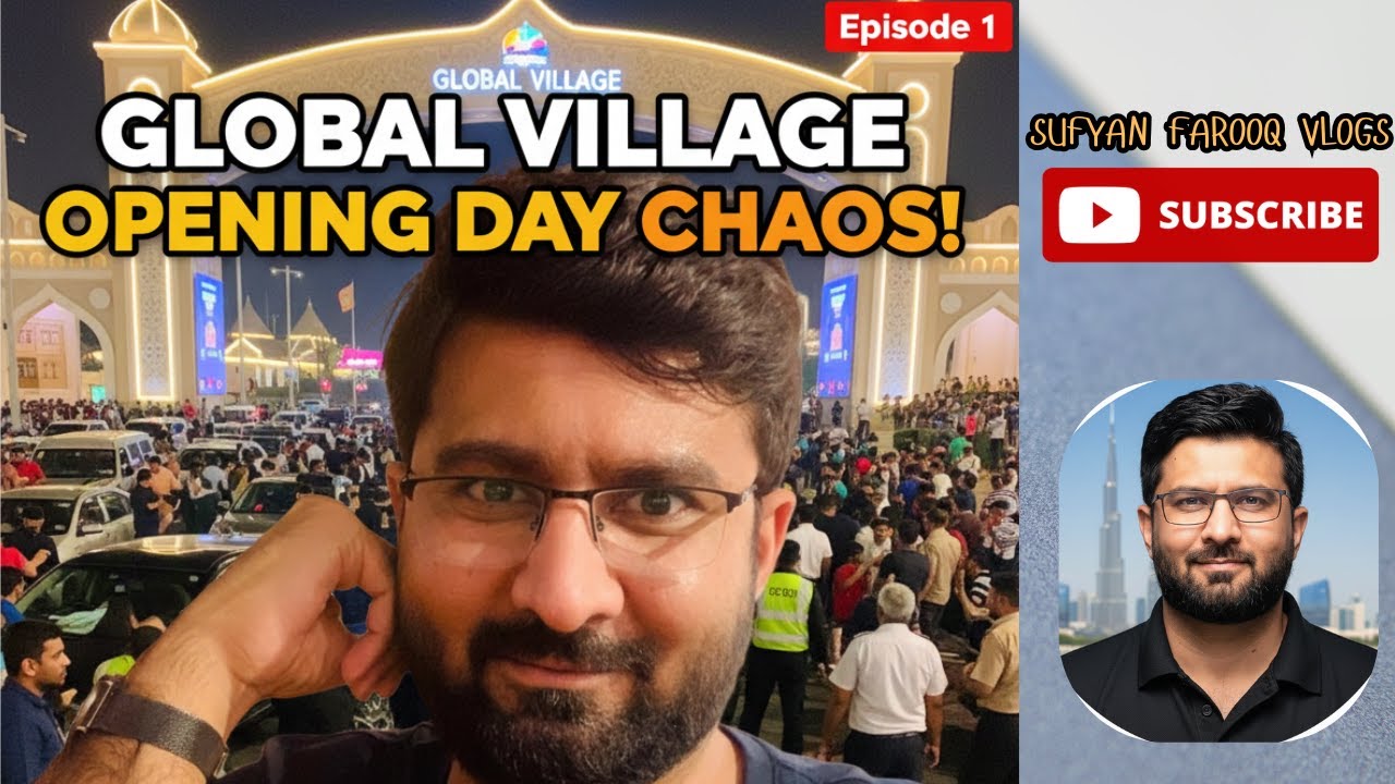 We Were First Inside Global Village 2025 - What We Saw Shocked Us! Season 30 First Day 🇦🇪 Episode1