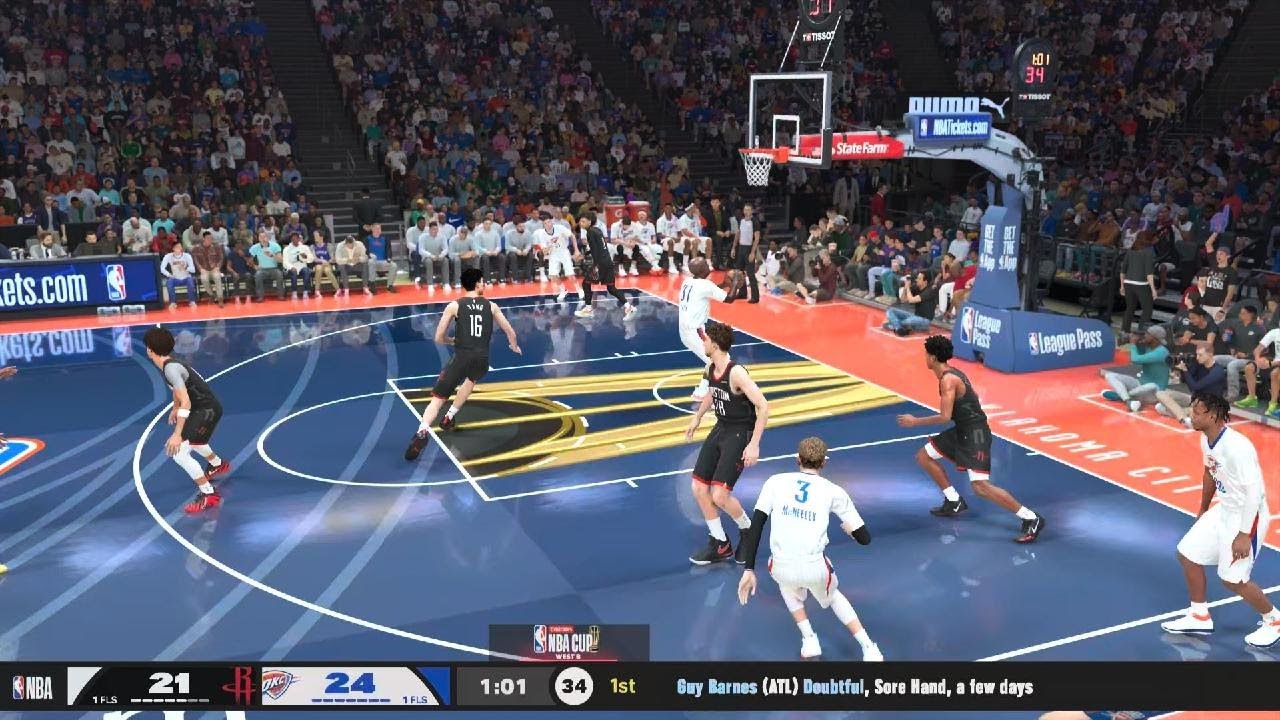 NBA 2K26 MYNBA Rockets Vs OKC