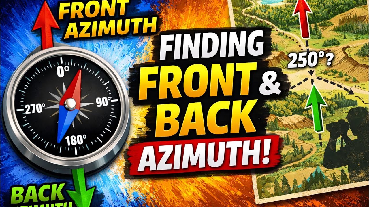 How to Find Front and back Azimuth Then Do a Pace Count.