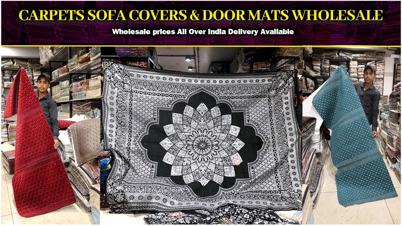 Carpets Sofa Covers Comforters Home Furnishings Wholesale in Hyderabad📢📢Handlooms Charminar Shopping