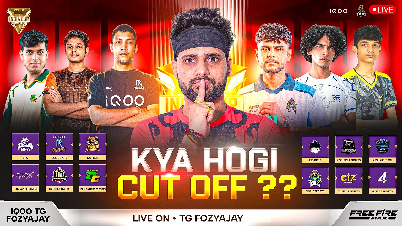 WATCHPARTY DAY 2 I KNOCK OUT WEEK 1 I LIVE WITH TG FOZYAJAY  #iQOO #iQOOZ11