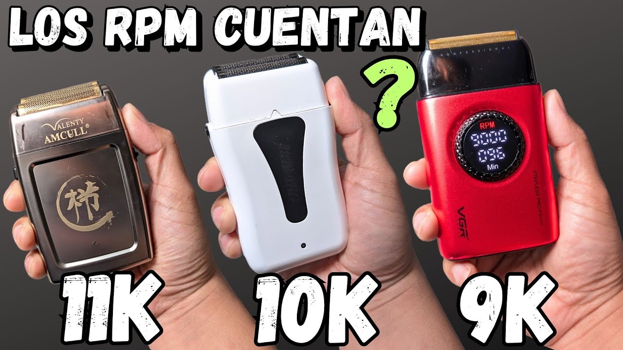 VGR 378 vs JUCAI PRO vs POP BARBERS Shaver Calidad Precio