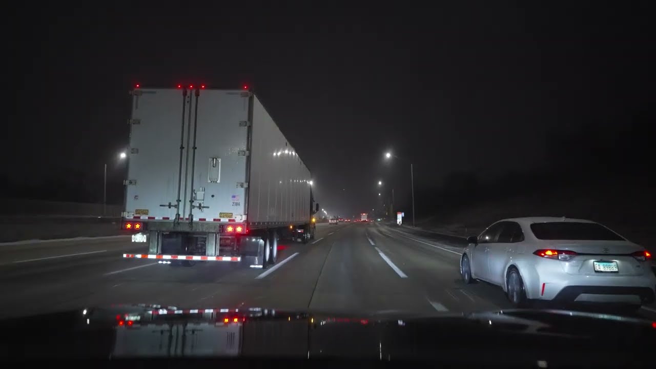 Peoria to Chicago I-74/I-55/I-294/I-90 Highways (No Talk, No Music) 4K POV ASMR PART 4/4