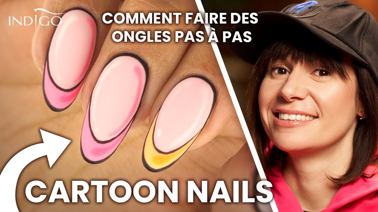 Cartoon Nails Art - comment réaliser la tendance nail art? Tutoriel pour les débutants! Indigo Nails