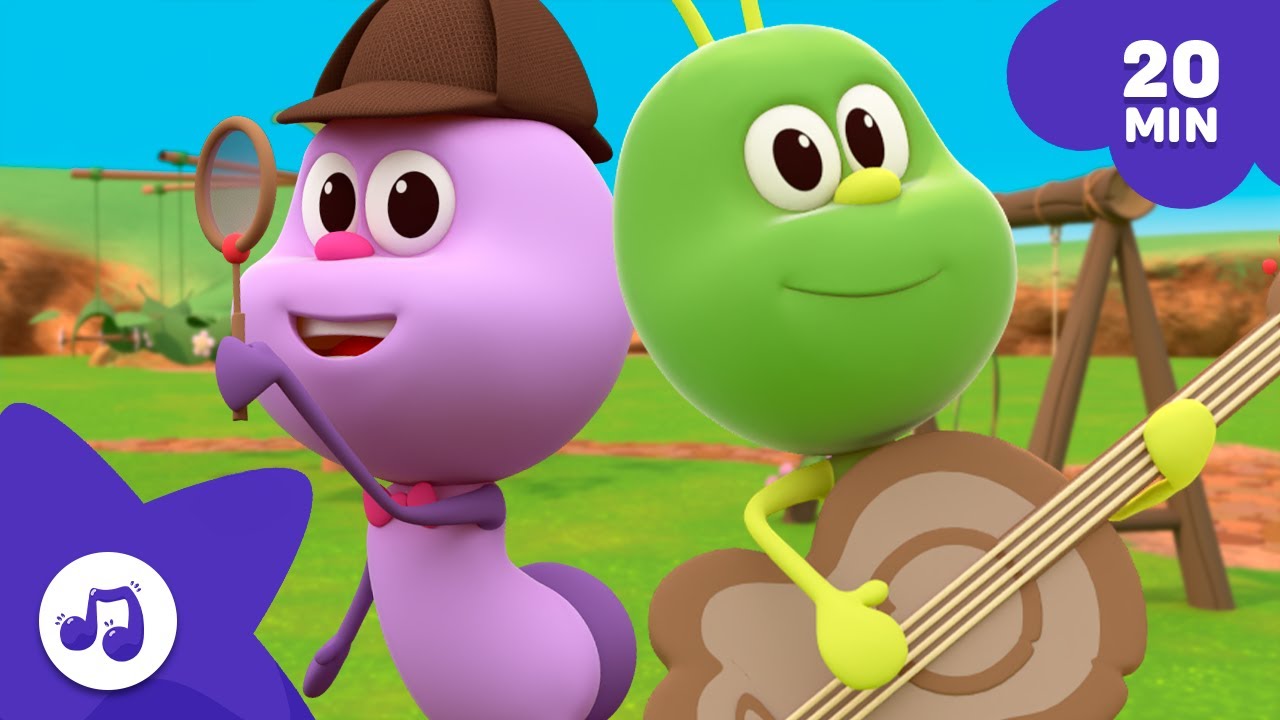 Brincar, Cantar e Sorrir 🐞 Bichikids 🐞🌈Compilação Infantil [20 min] Português do BRASIL