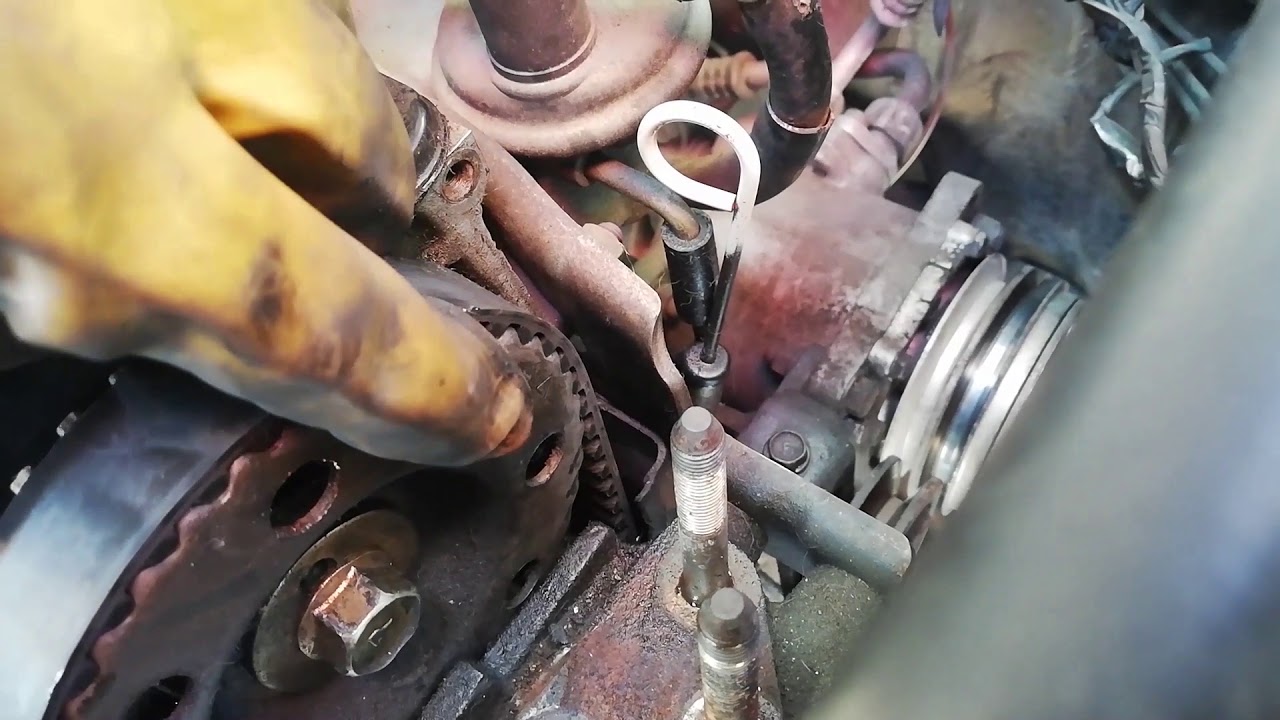 Timing Belt and Oil Seals Replacement Mitsubishi 4g13 Engine Part 1