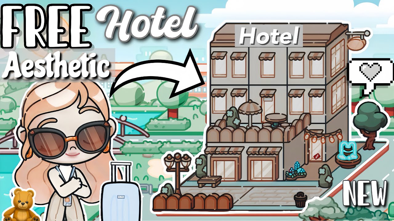 HOTEL Aesthetic FREE DESIGN⭐️AVATAR WORLD House Ideas PAZU [FREE House Design] Makeover
