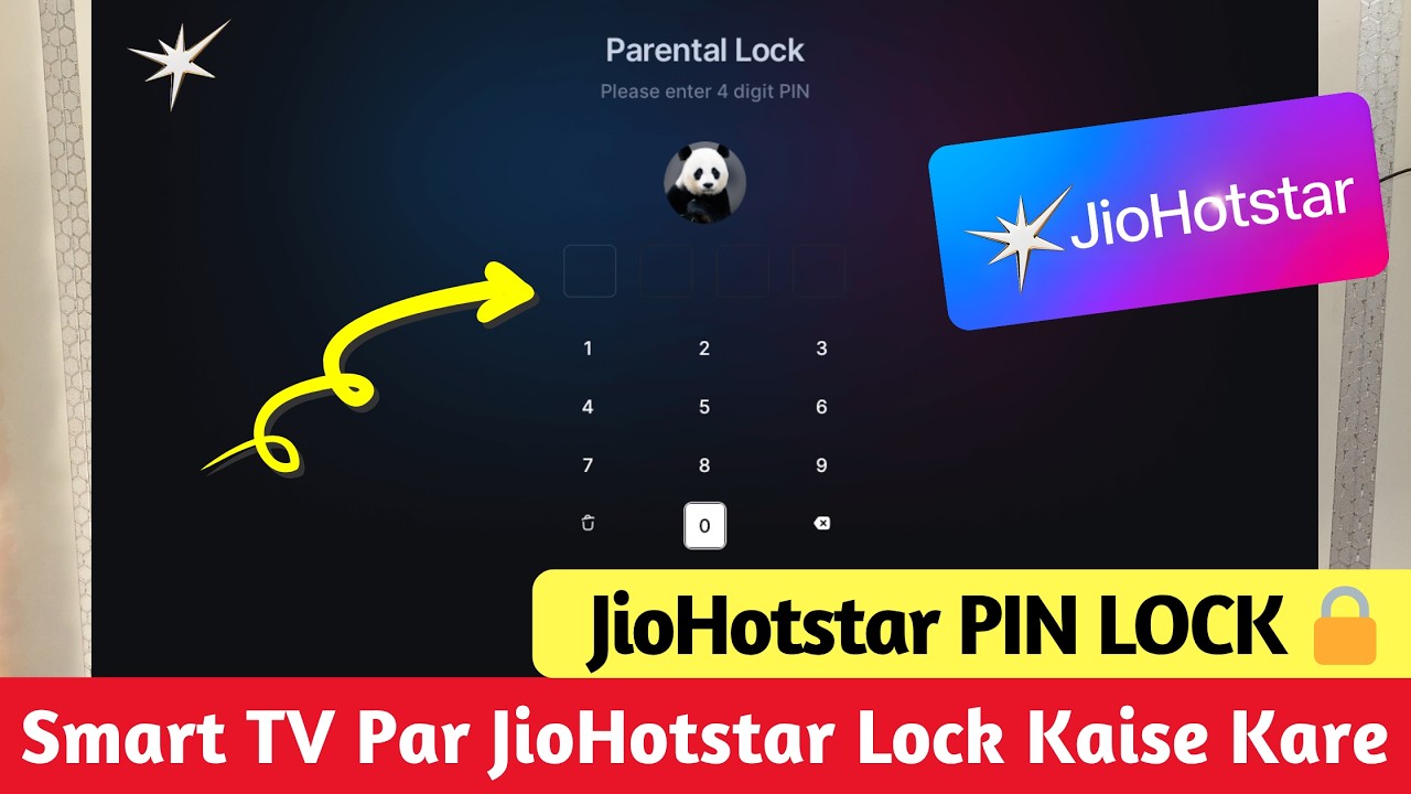 How to Lock JioHotstar App on Smart TV 🔐 | Parental Control on Jio Hotstar