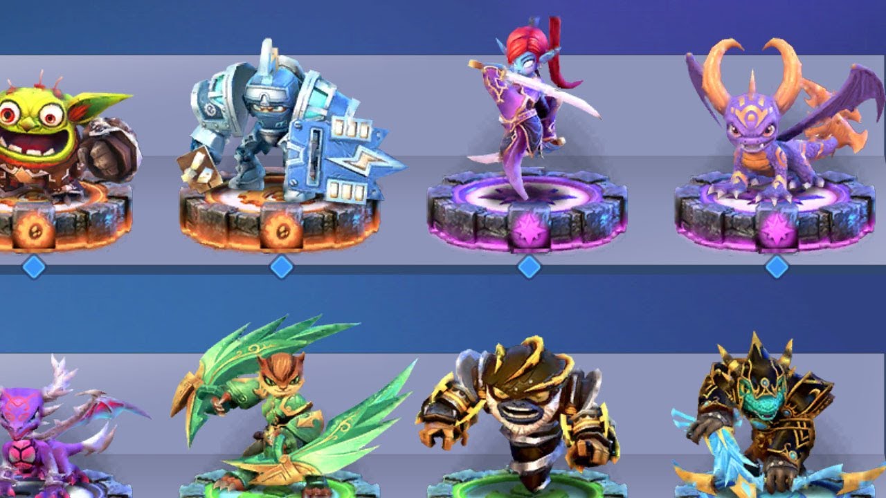Skylanders: Ring of Heroes 2.0 - All 85 Wave 1 Skylanders + Awakened Forms