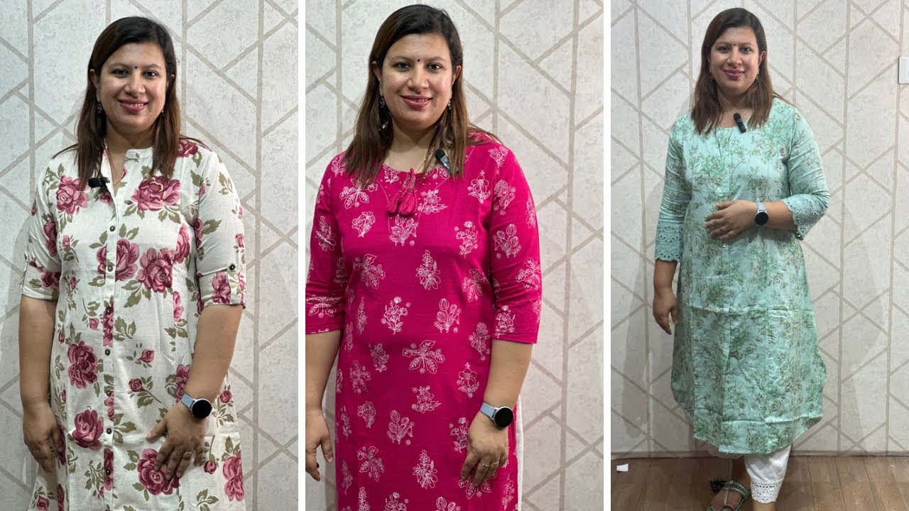 Flex cotton Kurtis @Kathysclothingstore